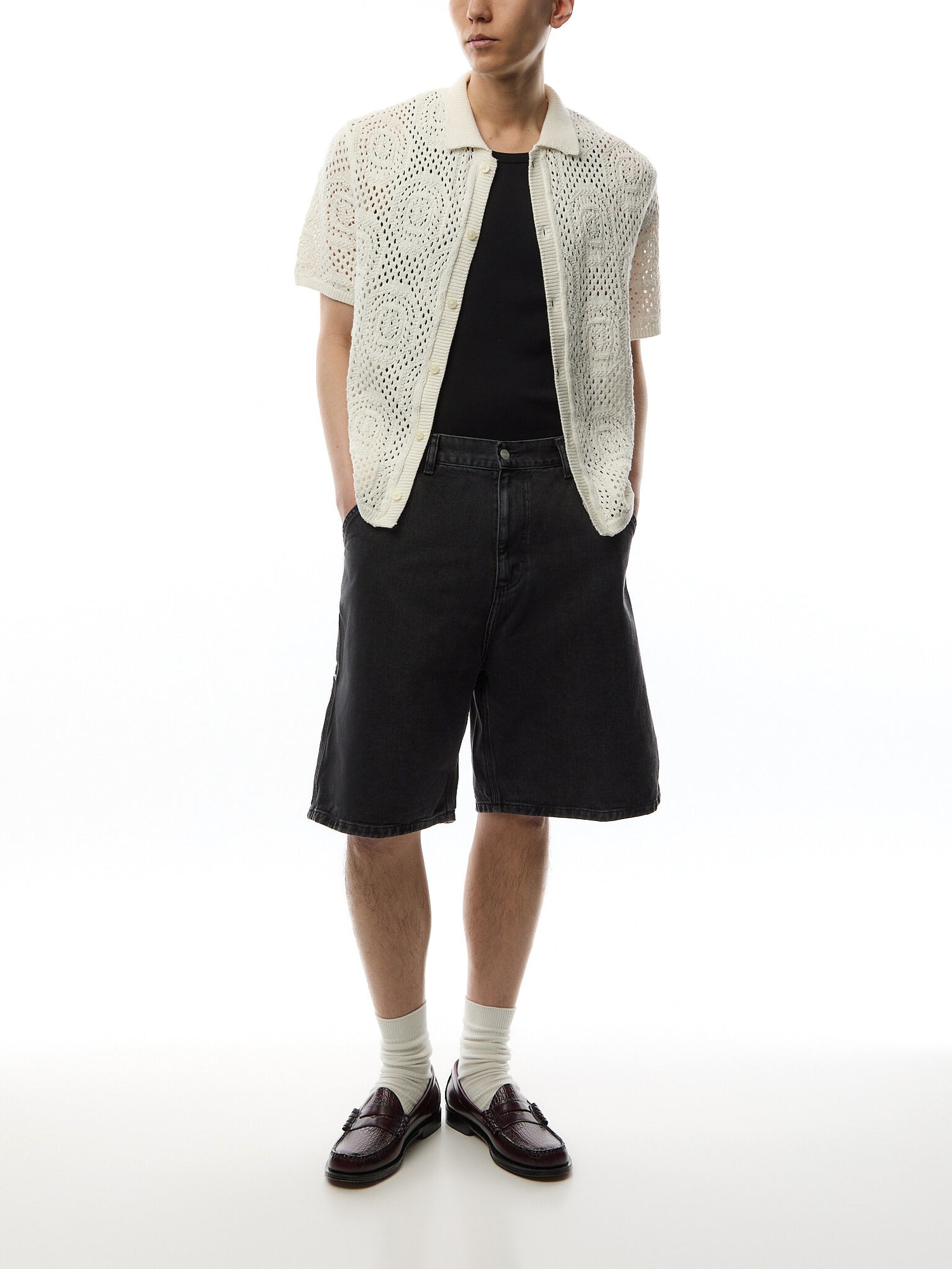 Sweater Camp Crochet Shortsleeve Shirt