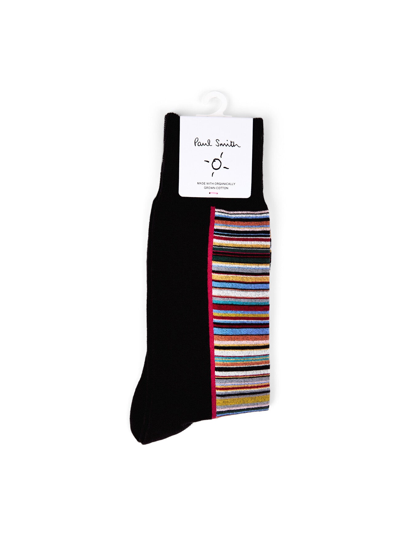 Half Signature Print Crew Socks