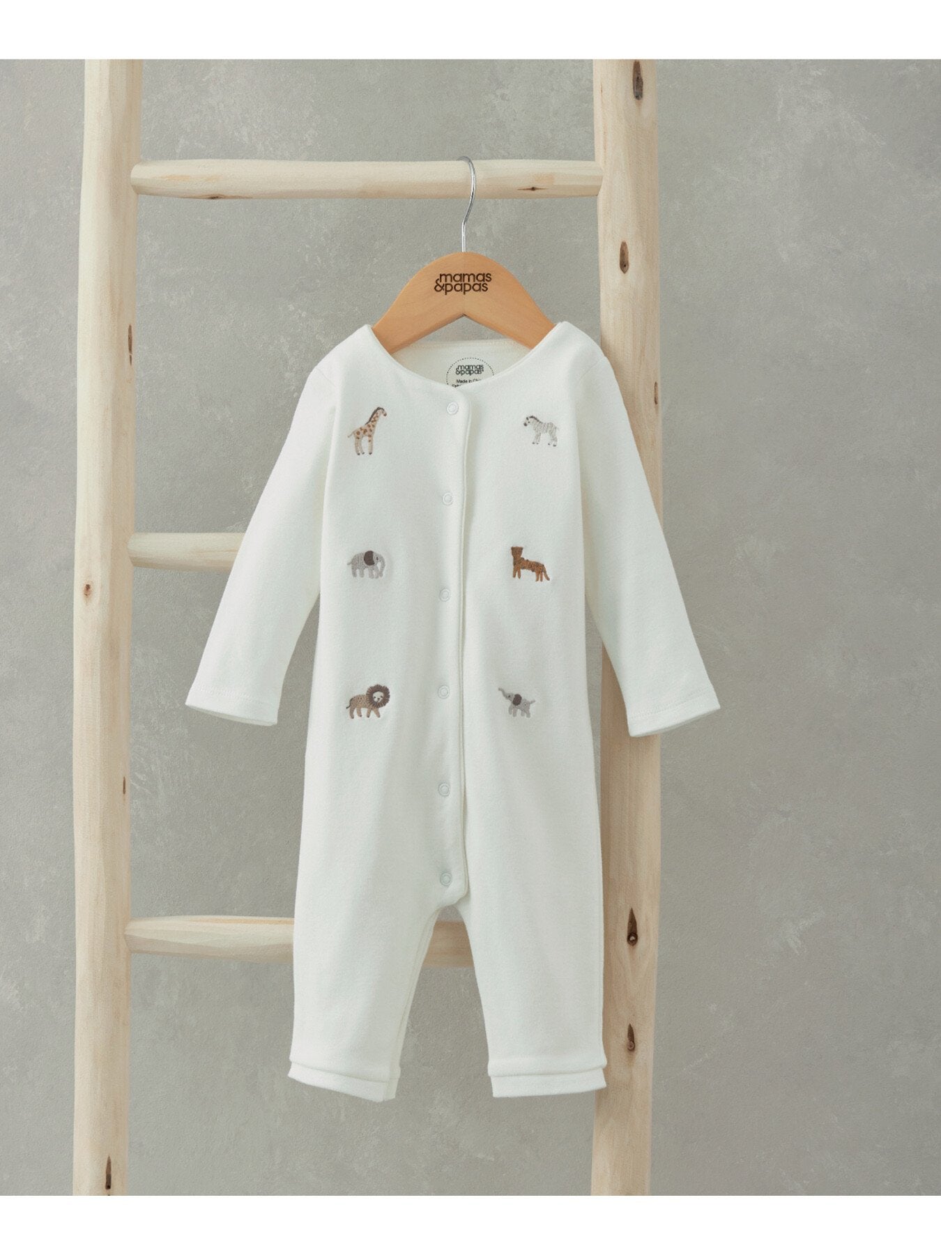 Safari Embroided Romper