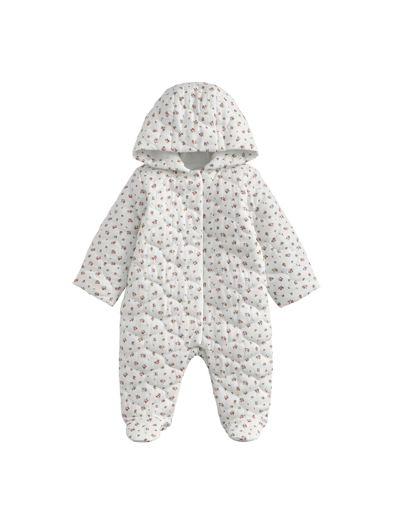 Floral Quilted Pramsuit