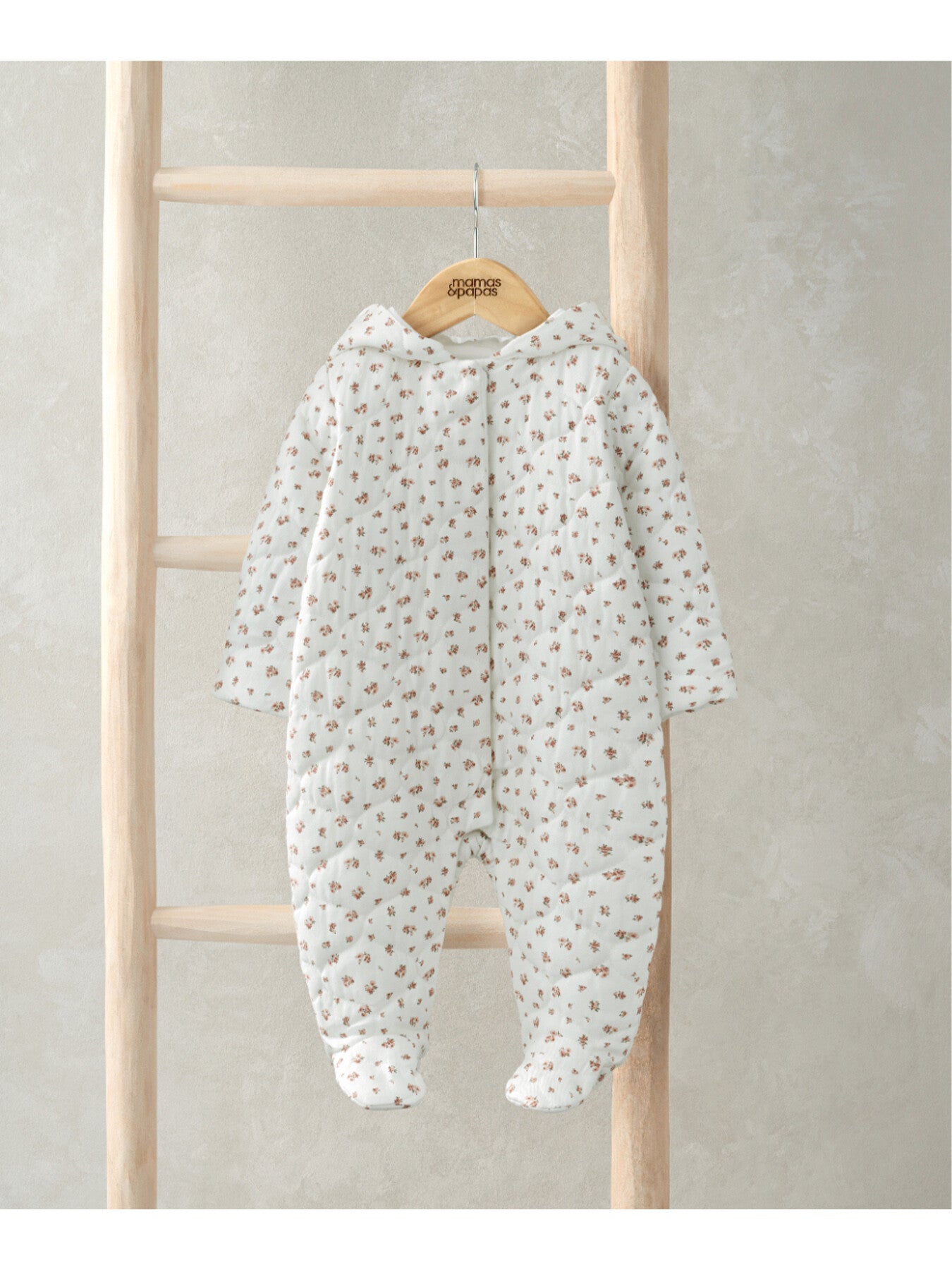 Floral Quilted Pramsuit