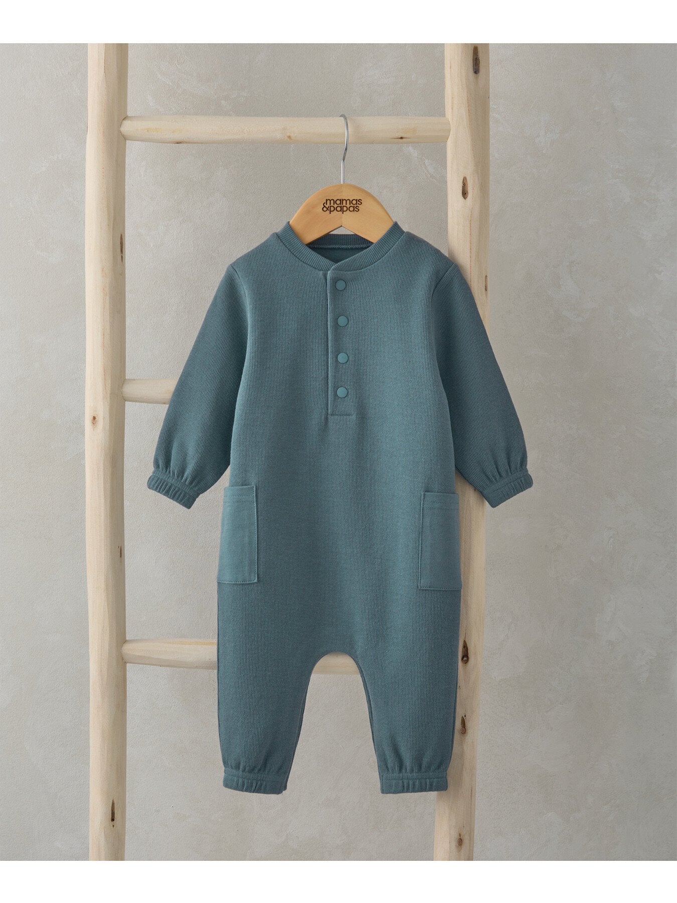 Pocket Romper - Blue