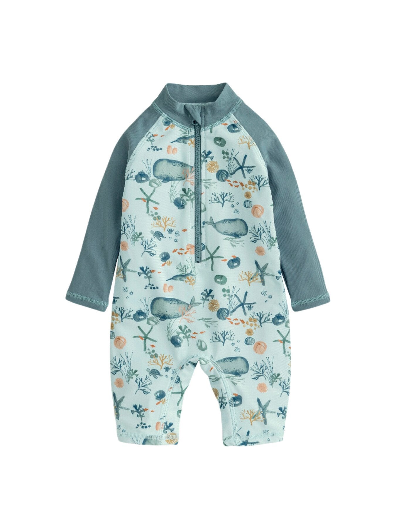 Long Sleeve Whale Print Rashsuit