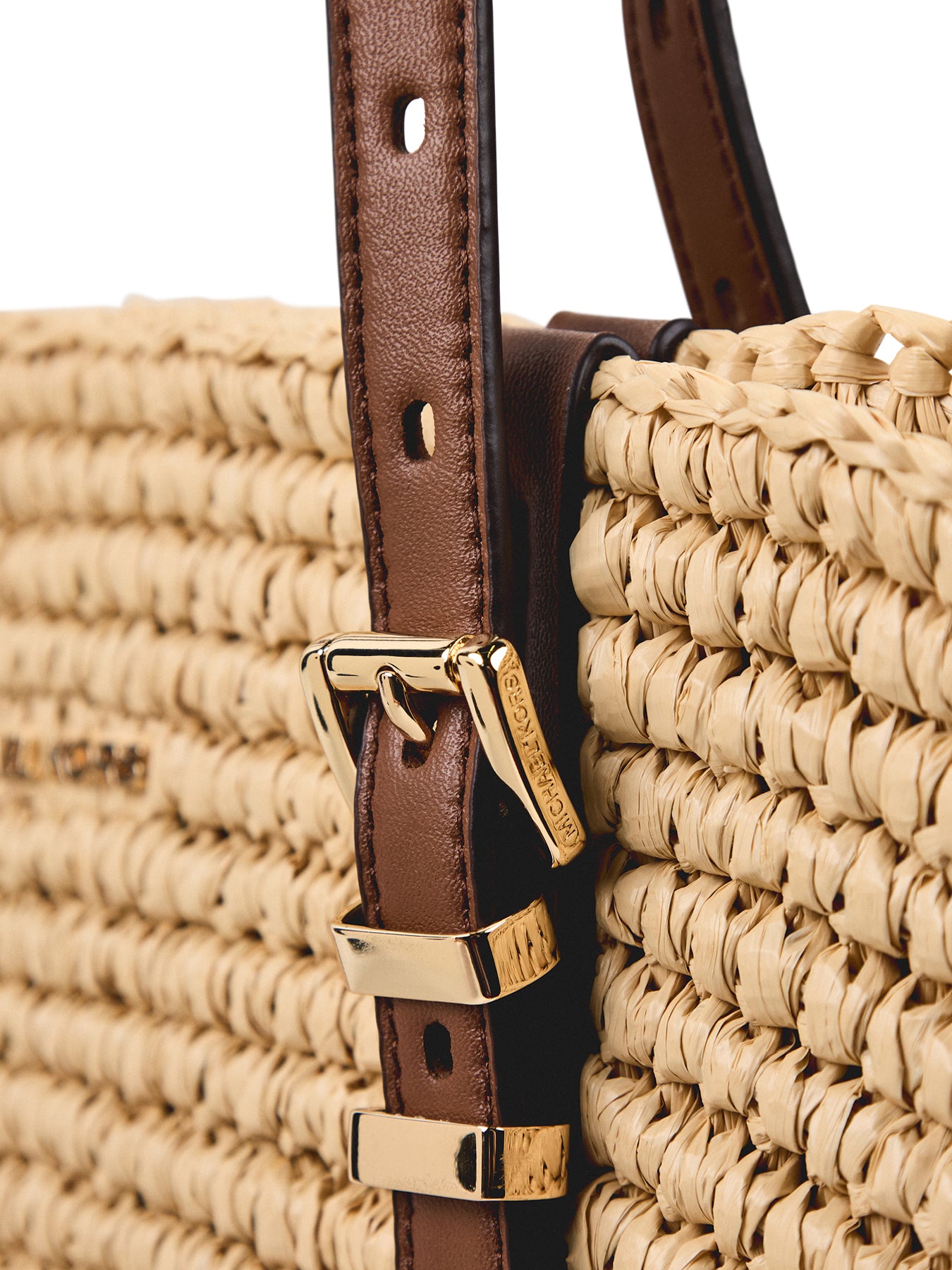 Isa Crochet Straw Large Fan Tote