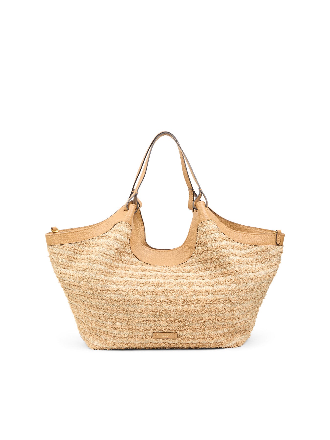 Dua Straw L Shoulder Tote Bag
