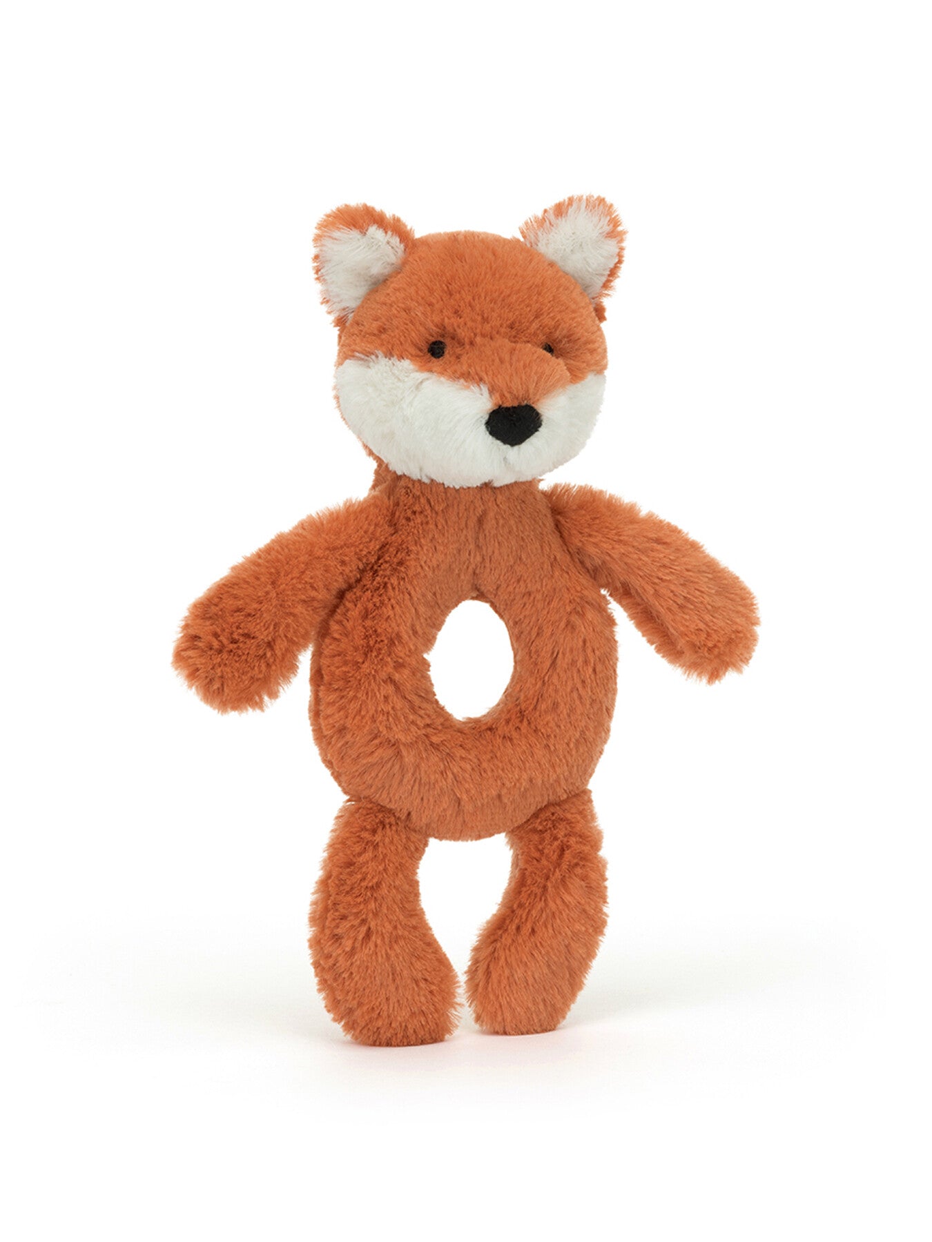 Bashful Fox Cub Ring Rattle