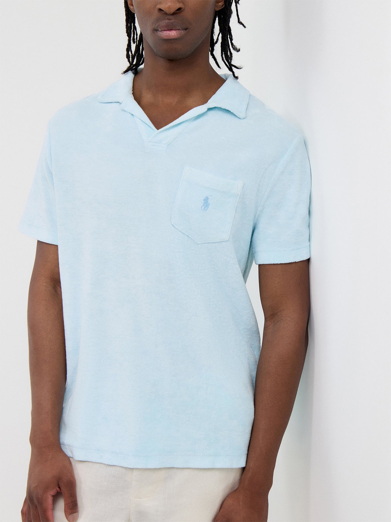 Toweling Polo Top