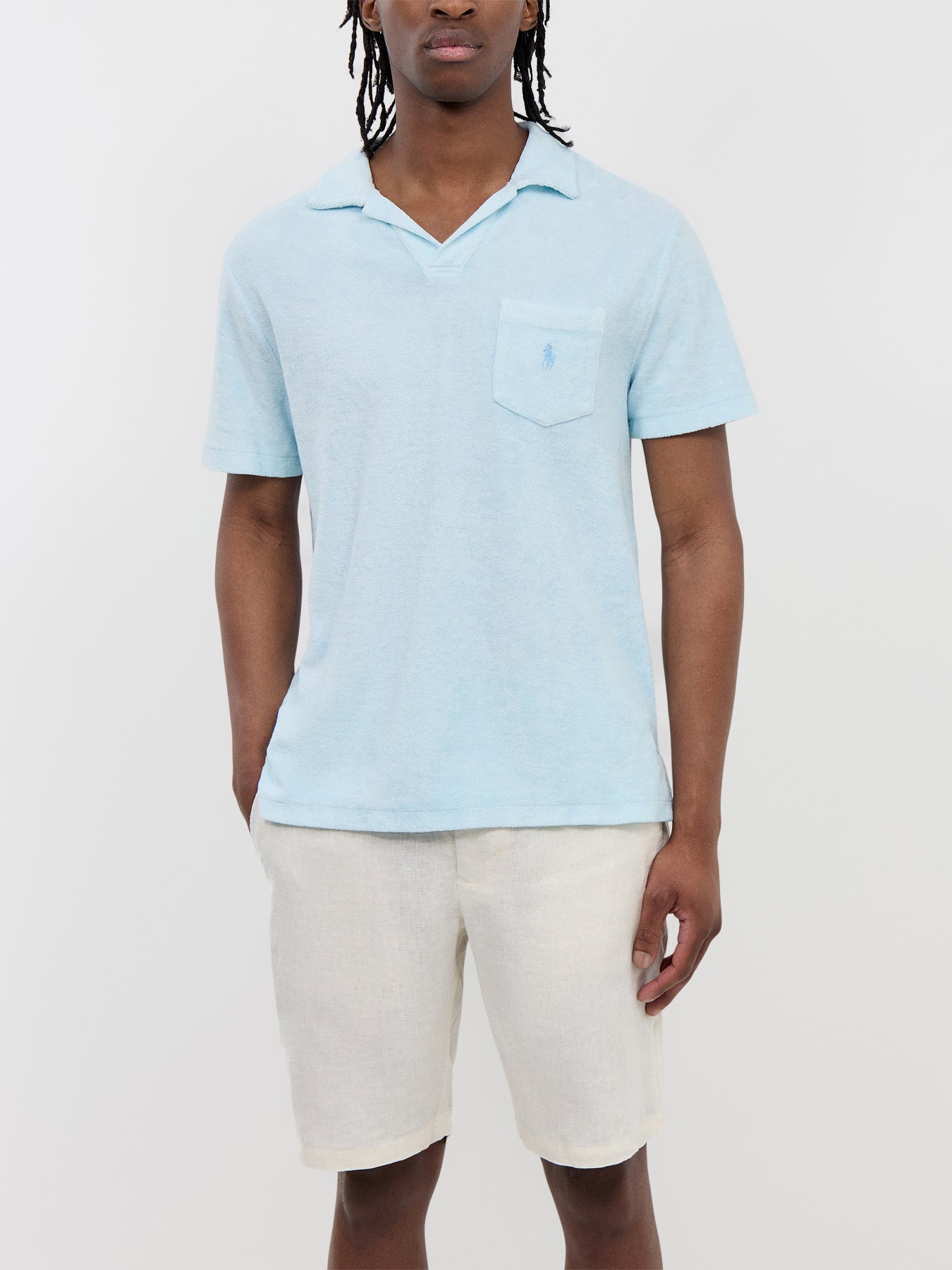 Toweling Polo Top
