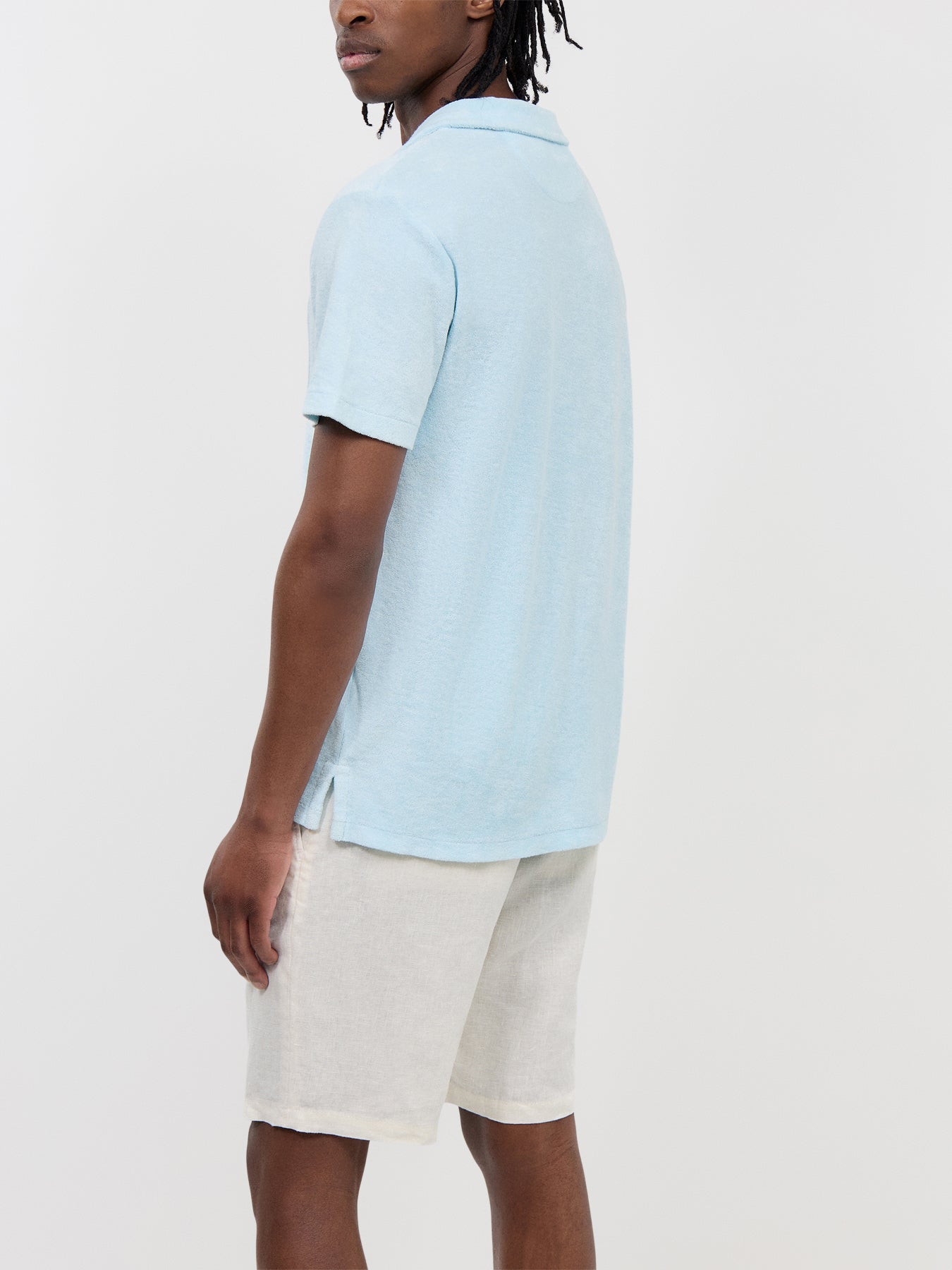 Toweling Polo Top