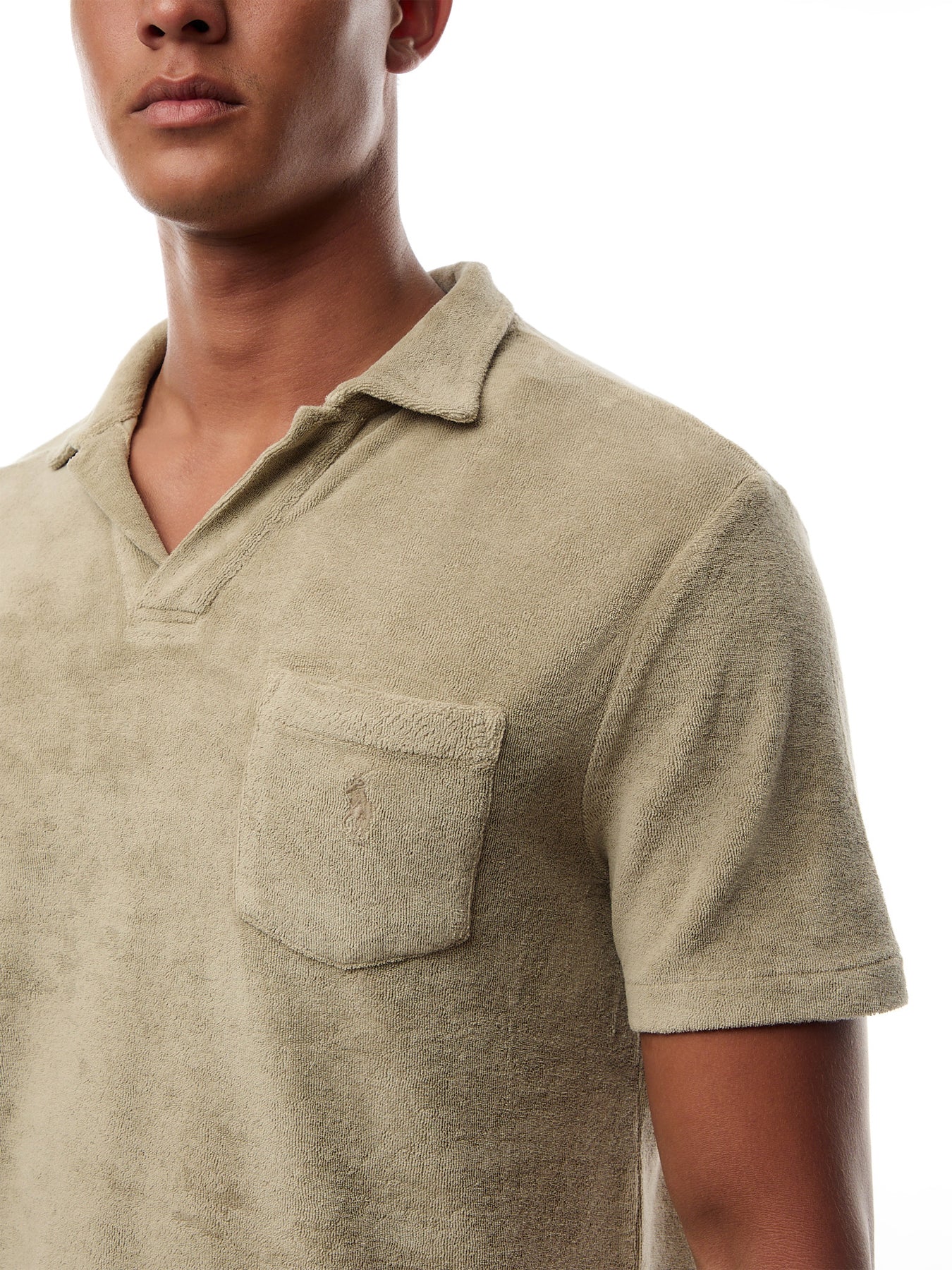 Toweling Polo Top