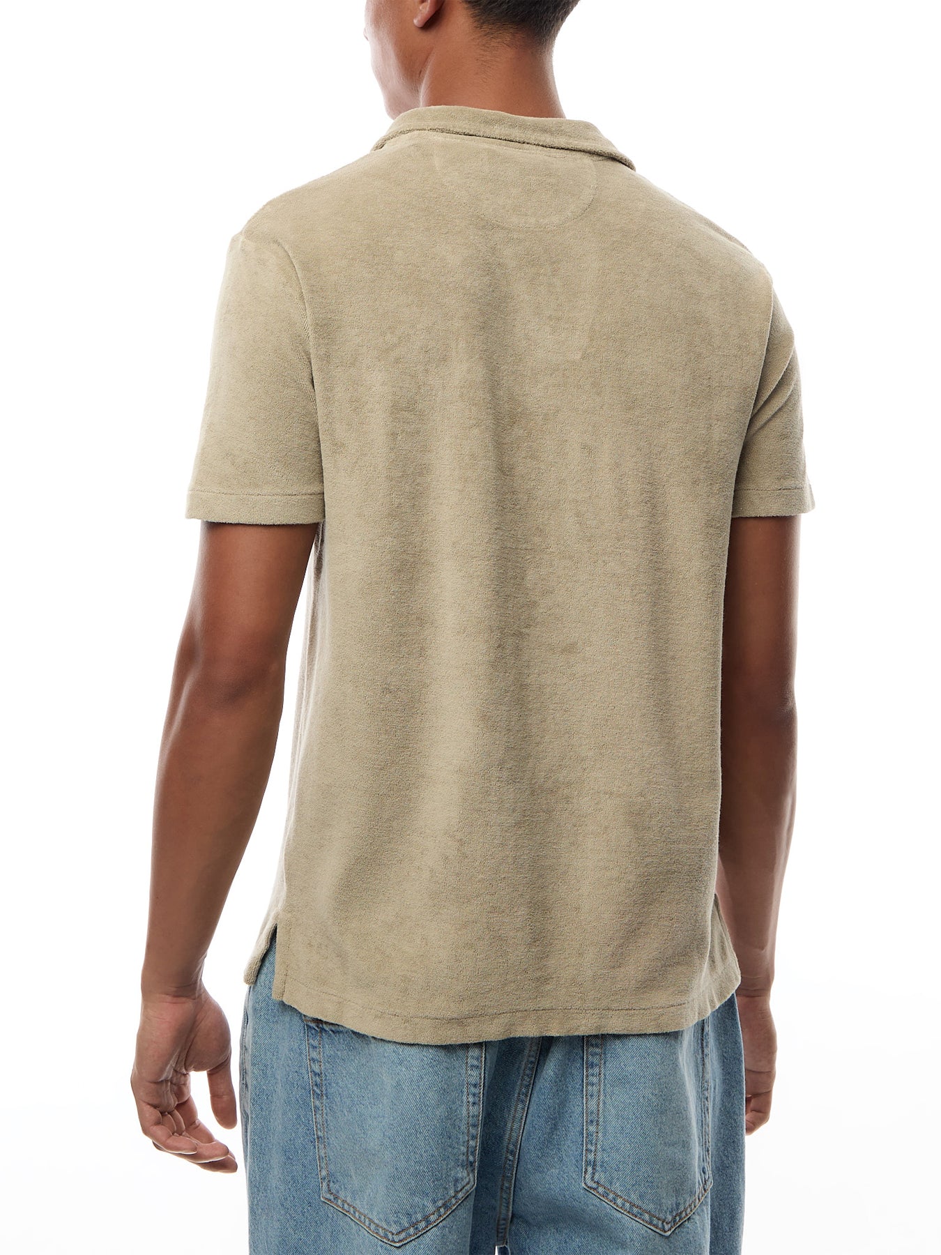 Toweling Polo Top