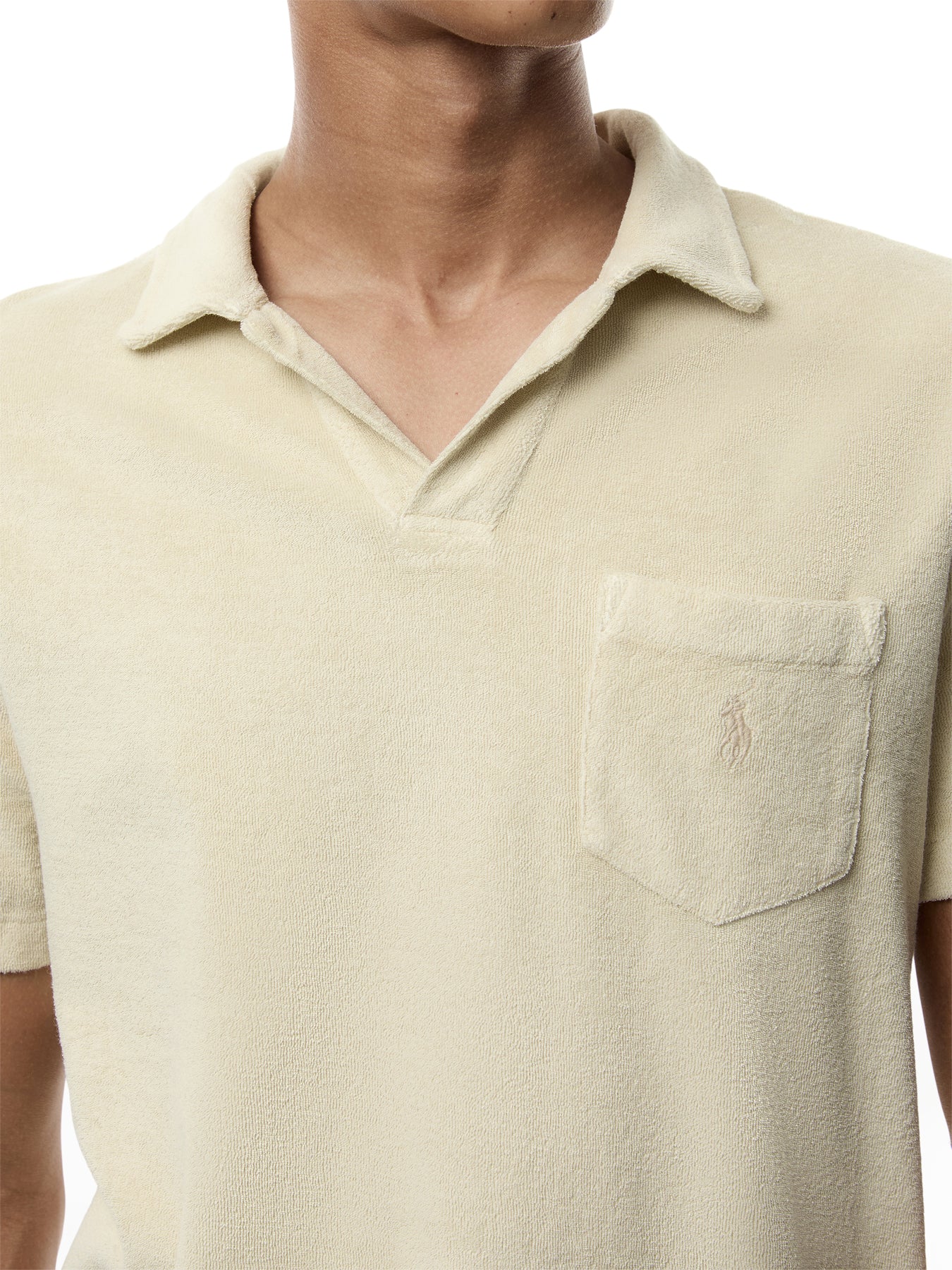 Toweling Polo Top