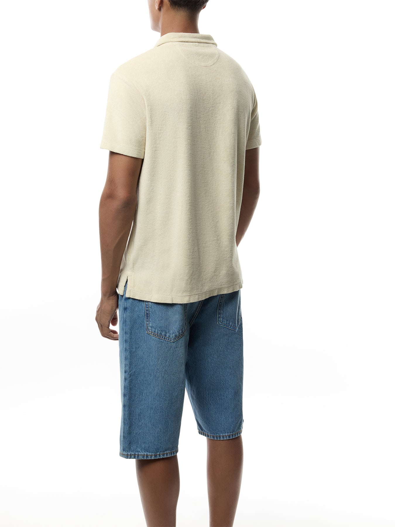 Toweling Polo Top