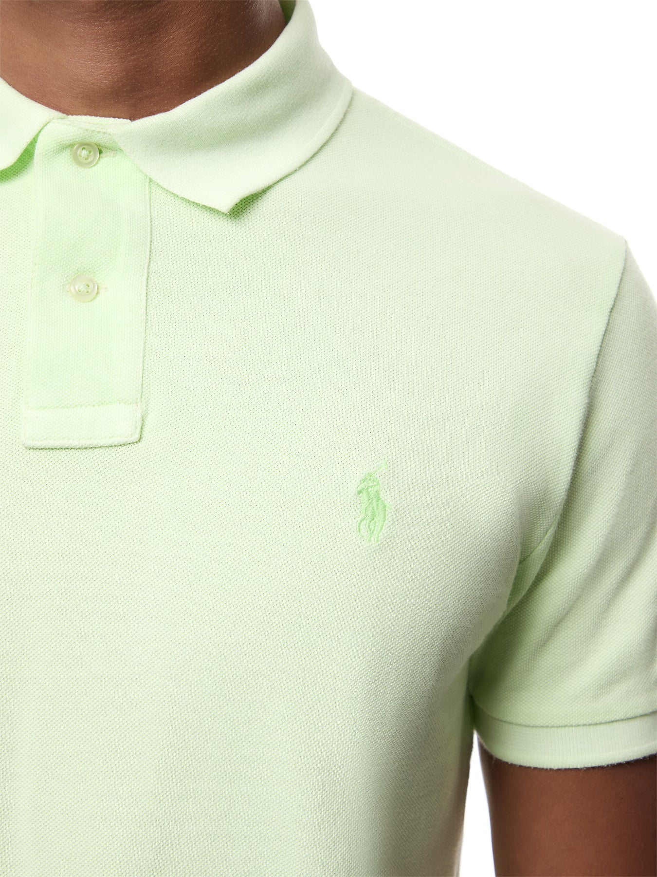 Custom Fit Mineral Dye Polo Top
