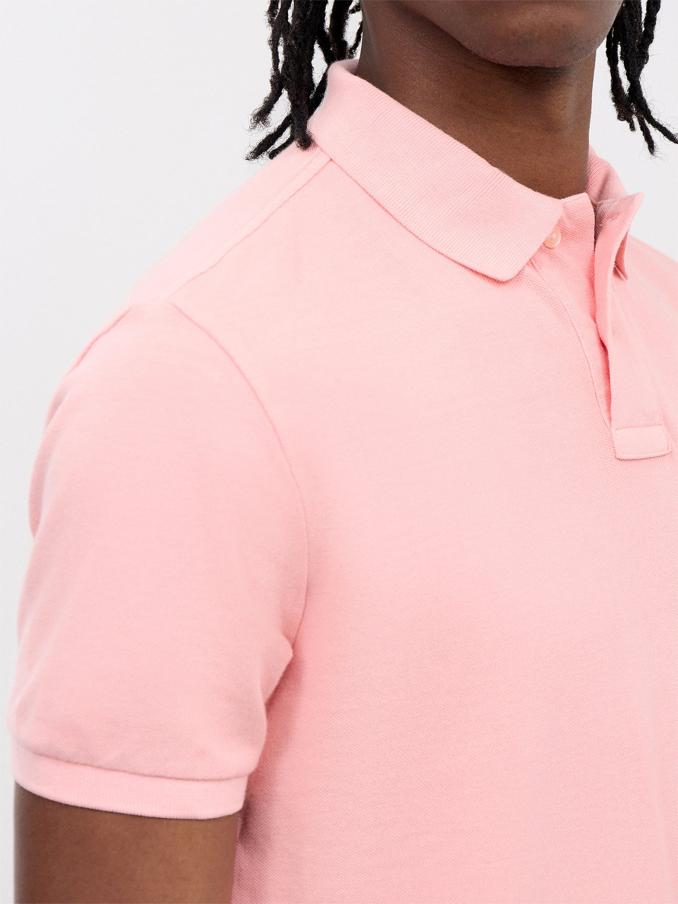 Custom Fit Mineral Dye Polo Top