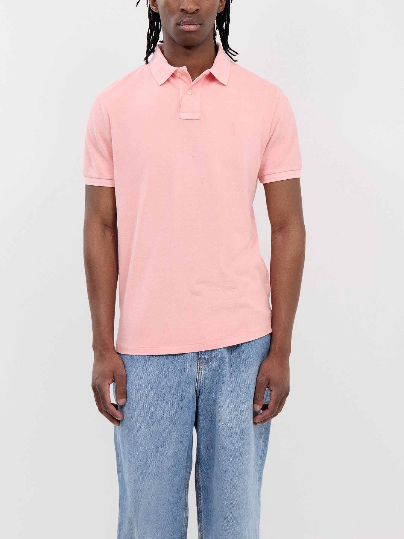 Custom Fit Mineral Dye Polo Top