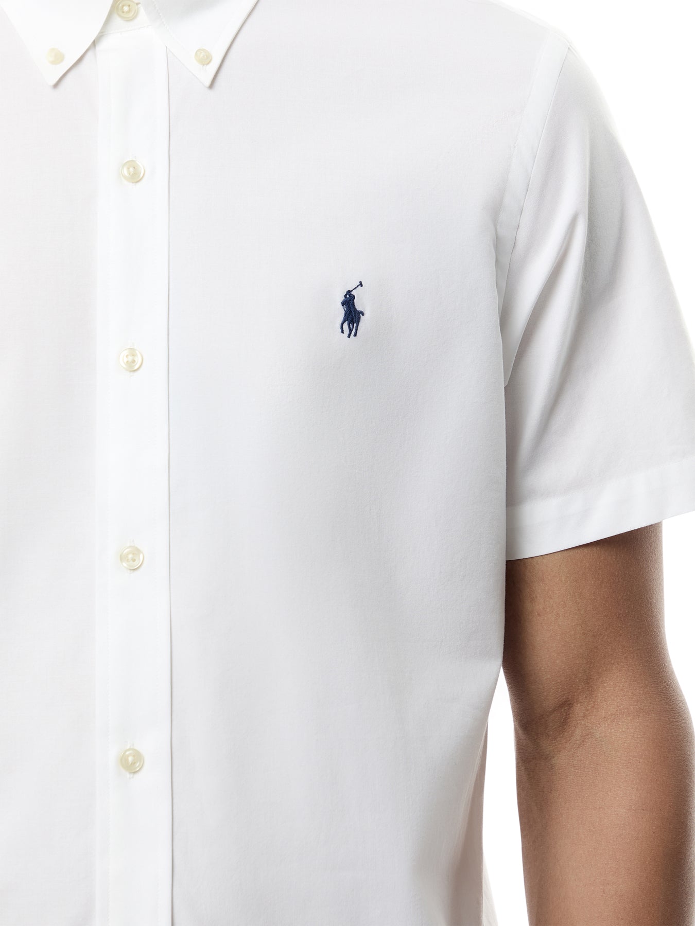 Stretch Poplin Short Sleeves Shirt