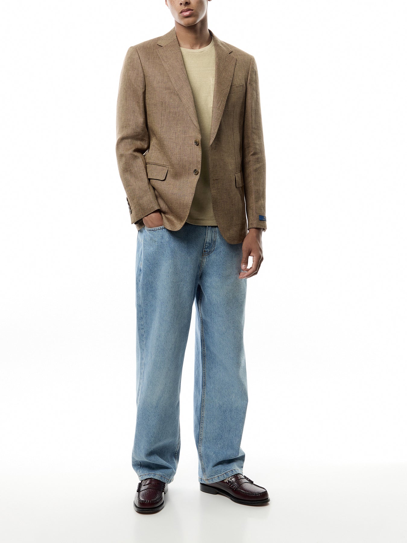 Cotton Linen Pocket Tee