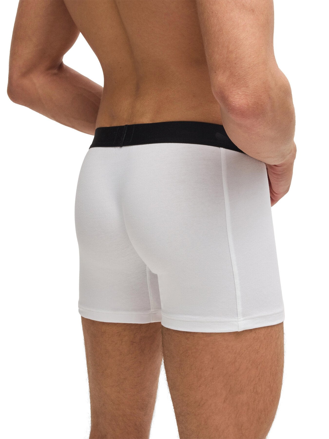 Three-pack boxer briefs in stretch cotton