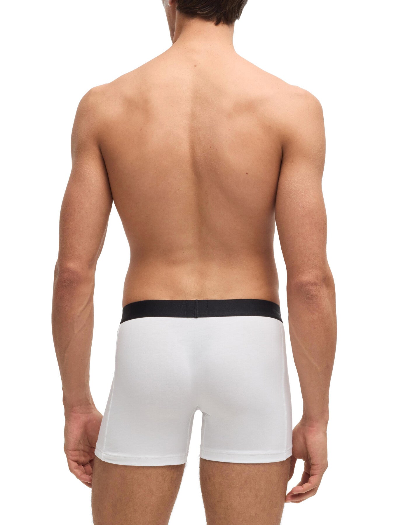 Three-pack boxer briefs in stretch cotton