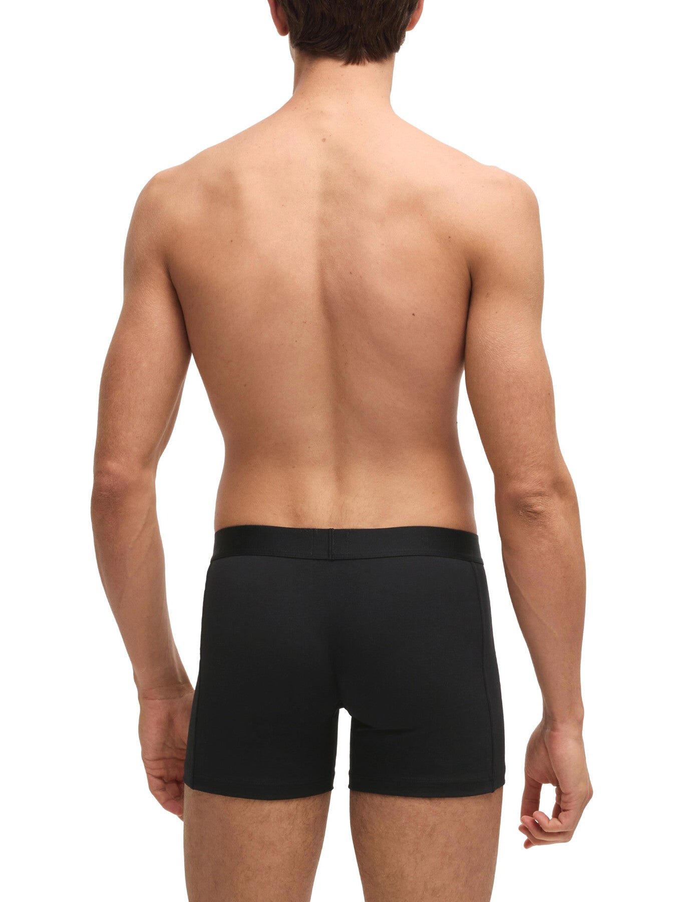 Three-pack boxer briefs in stretch cotton