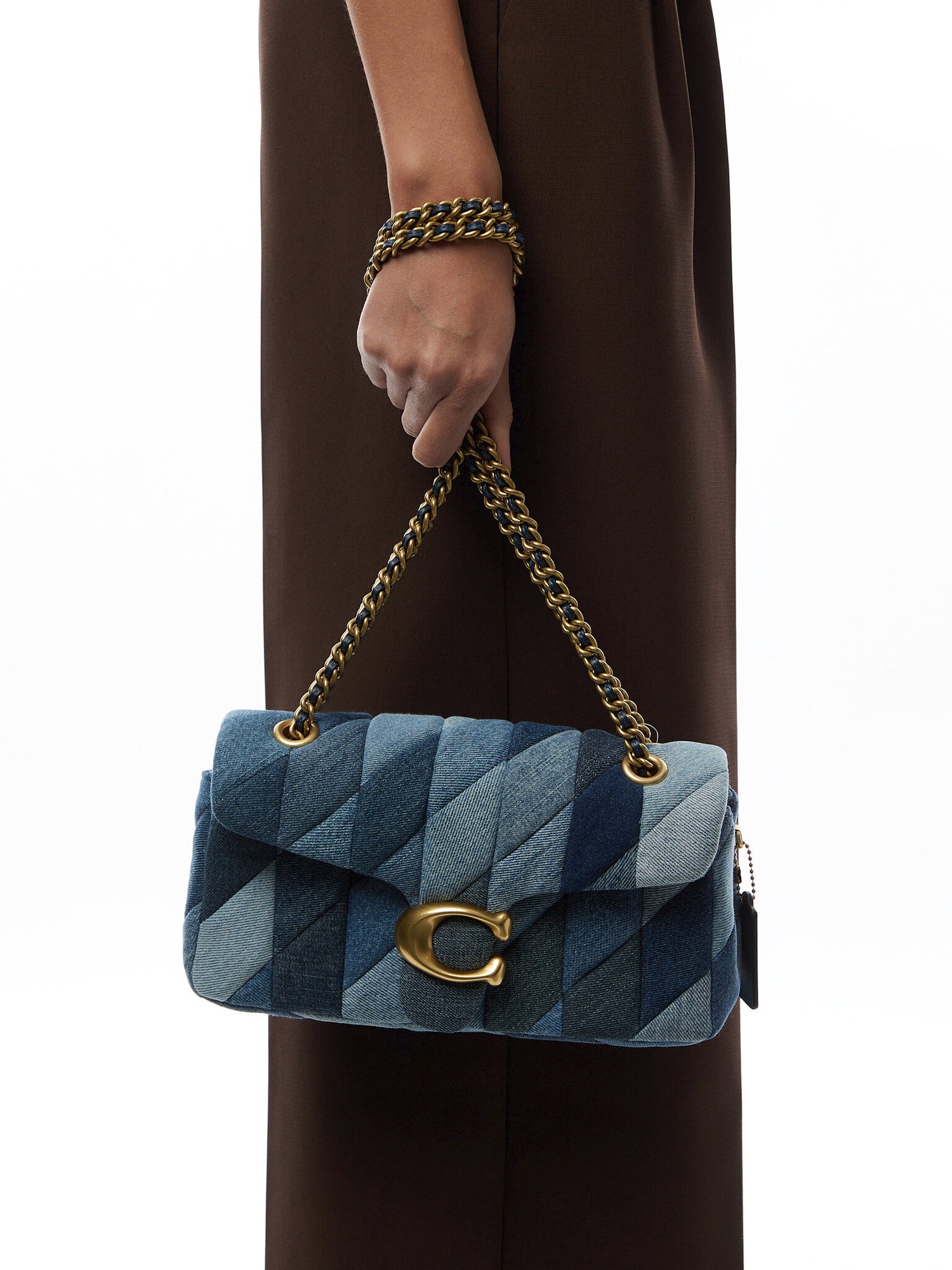 Tabby Shoulder Bag 26 With Patchwork Quilting