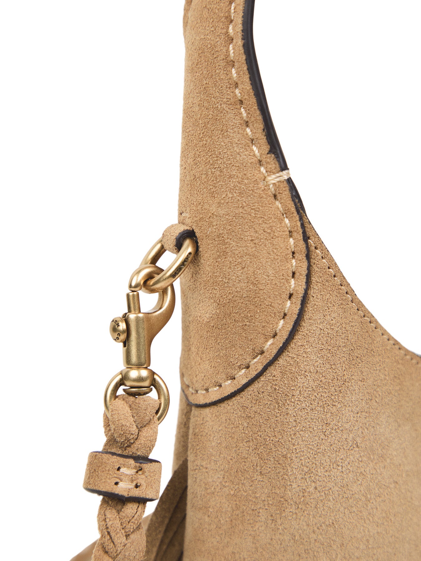 Brooklyn Suede  Shoulder Bag 23 with Fringe Detailing