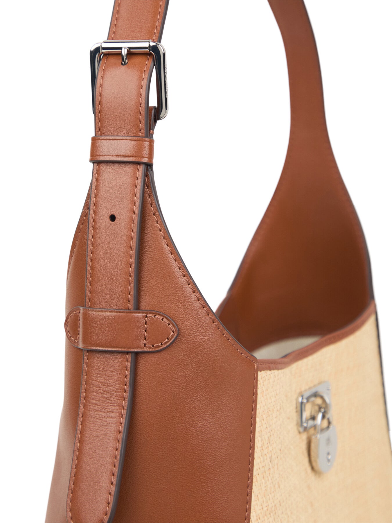 Raffia Large Tanner Shoulder Bag