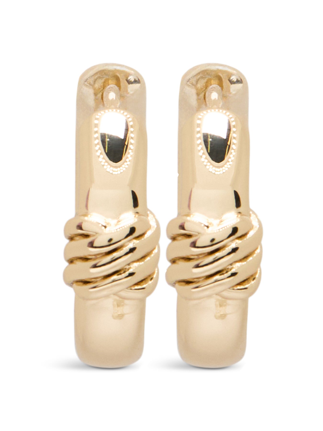 Pe 15Mm Huggie Hoop-Gld Earrings