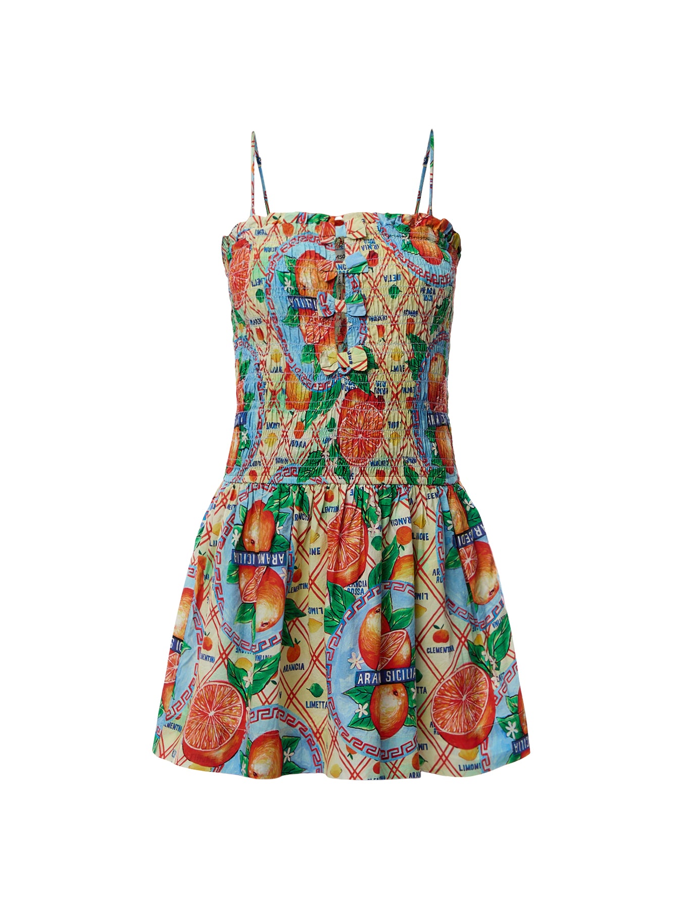 Fleur Shirred Mini Dress