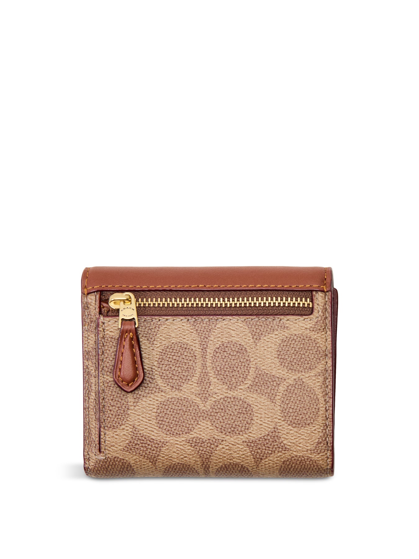 Coated Canvas Signature Essential Small Flap Wallet