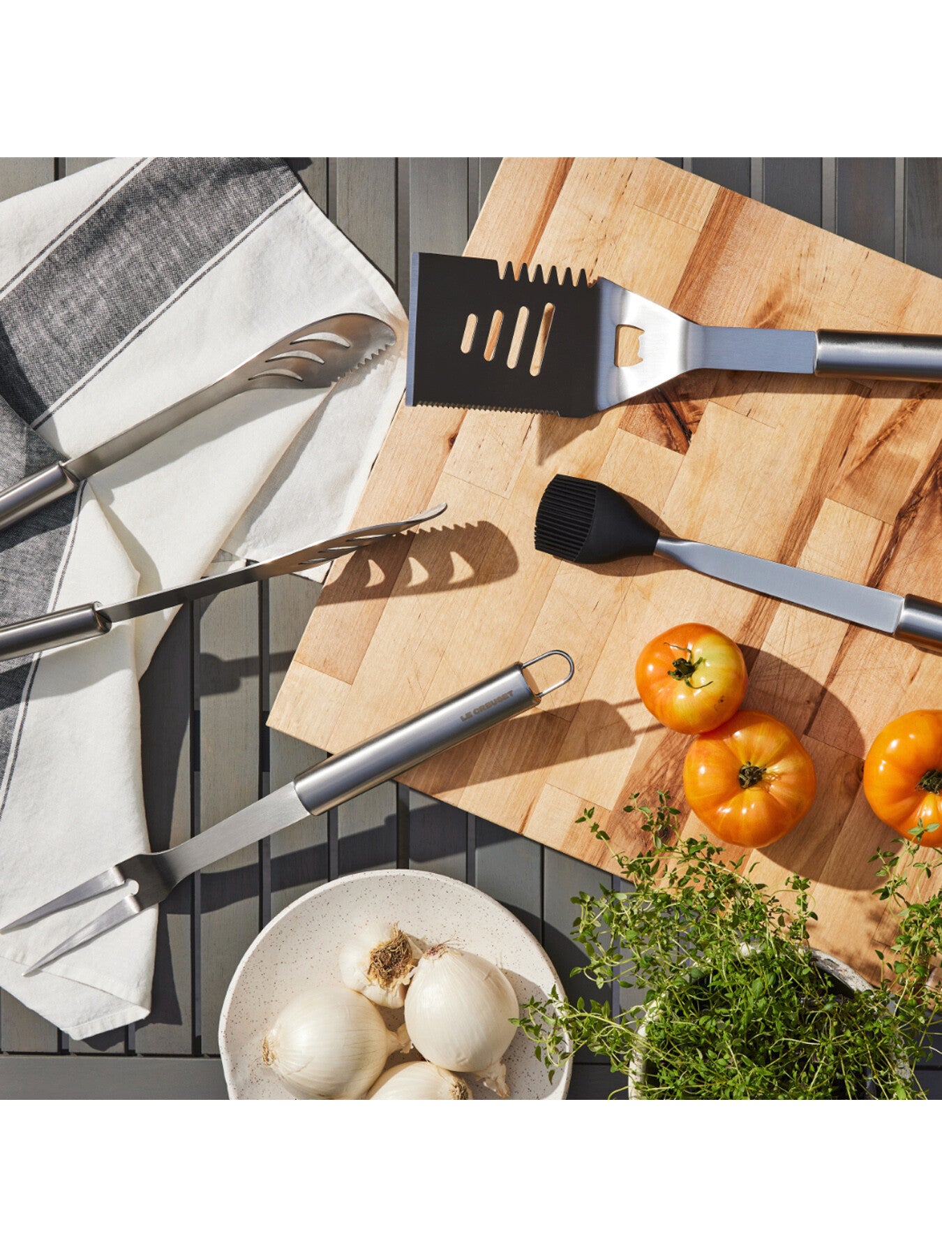 BBQ Stainless Steel Two-Pronged Fork