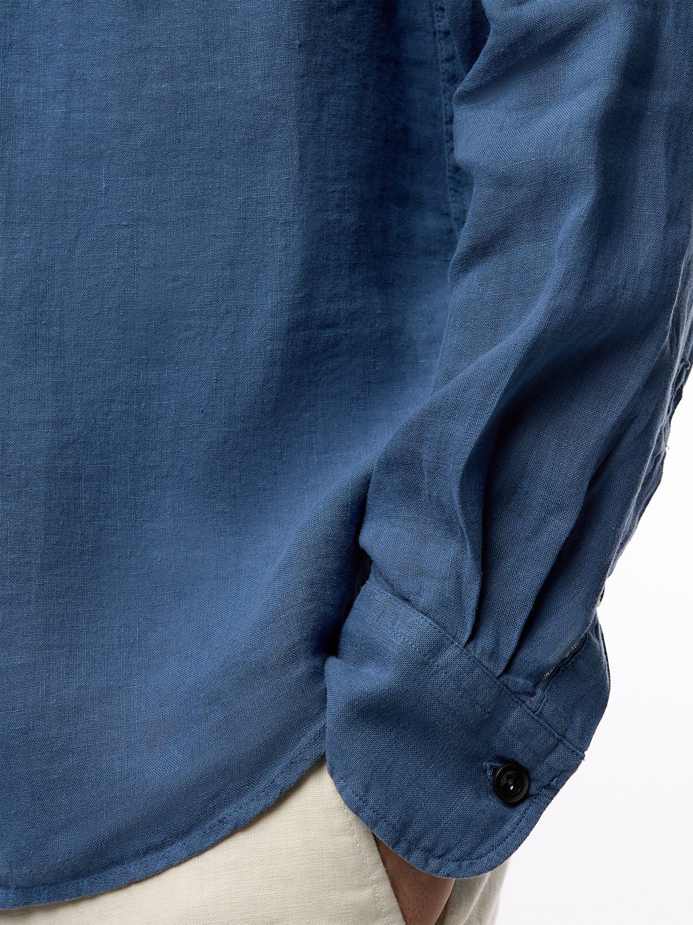Two Pocket  Linen Play Pat Woven Shirt