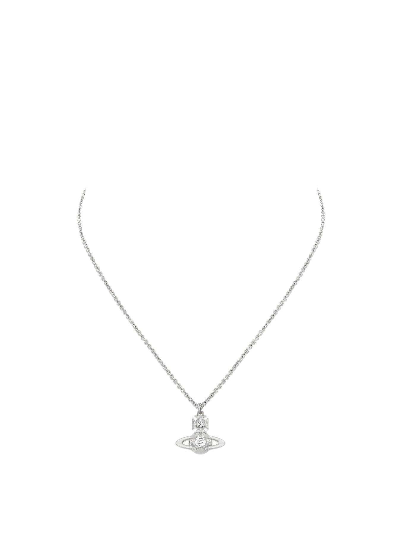 Lee Orb Pendant Necklace Silver
