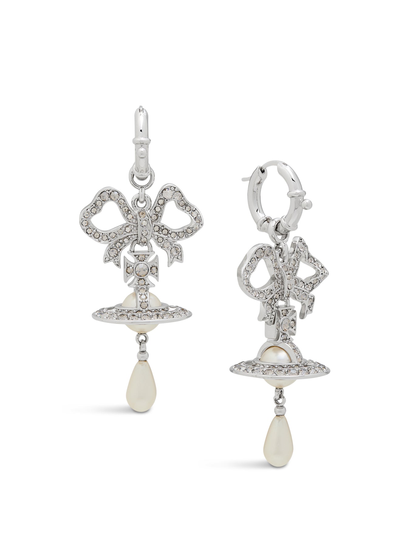 Rigoberta Pearl Earrings Silver