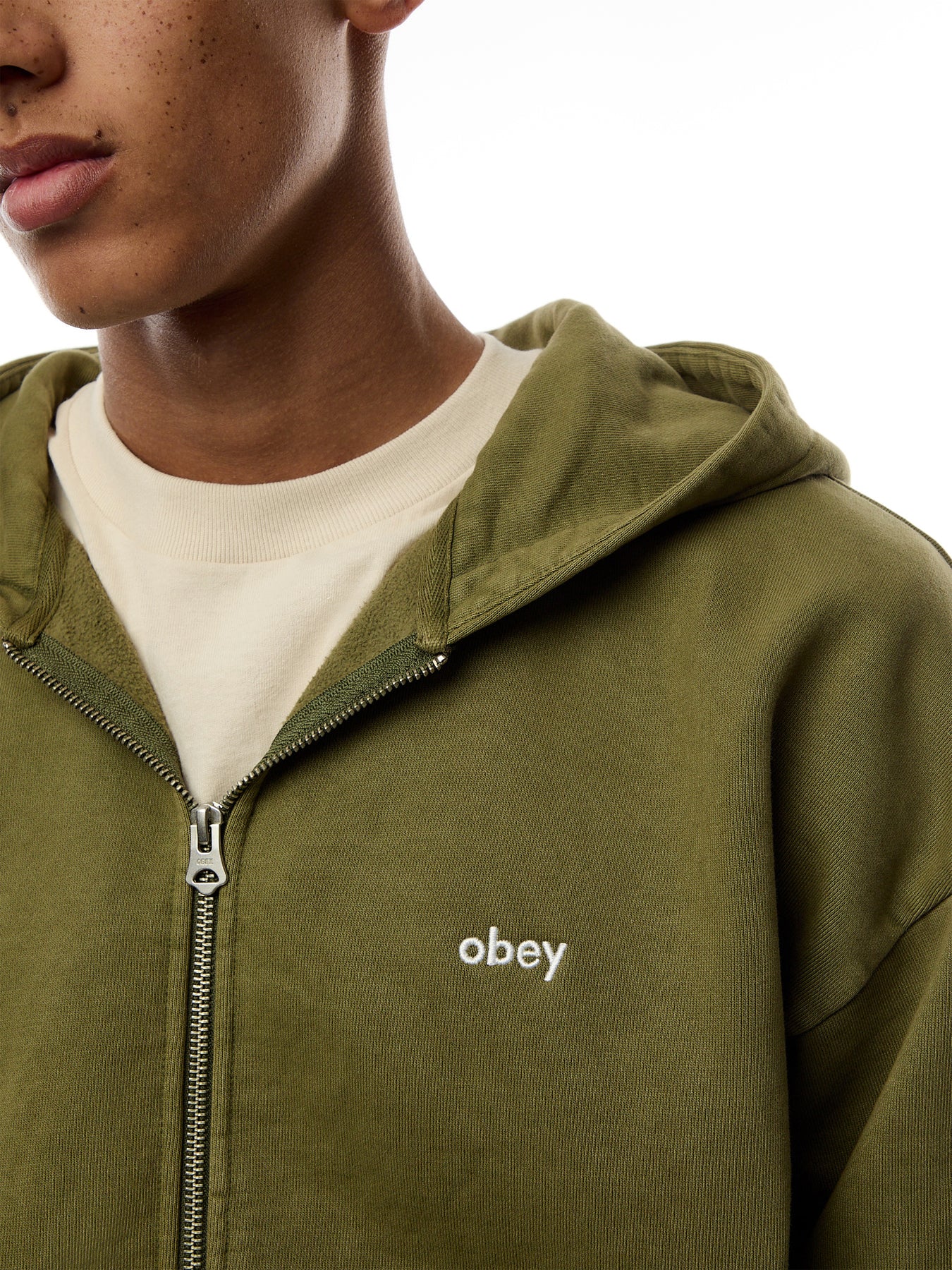 Owercase Pigment Zip Hood
