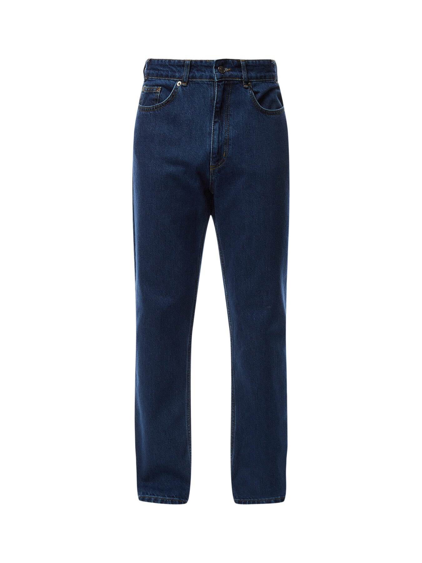 Straight Leg Denim Jeans