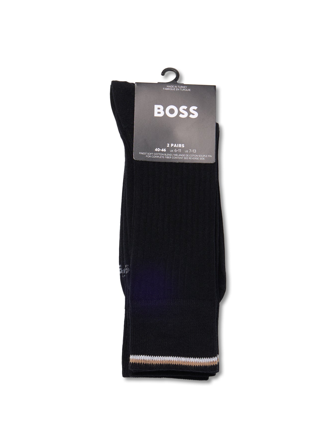 Light Rib Socks 2 Pack