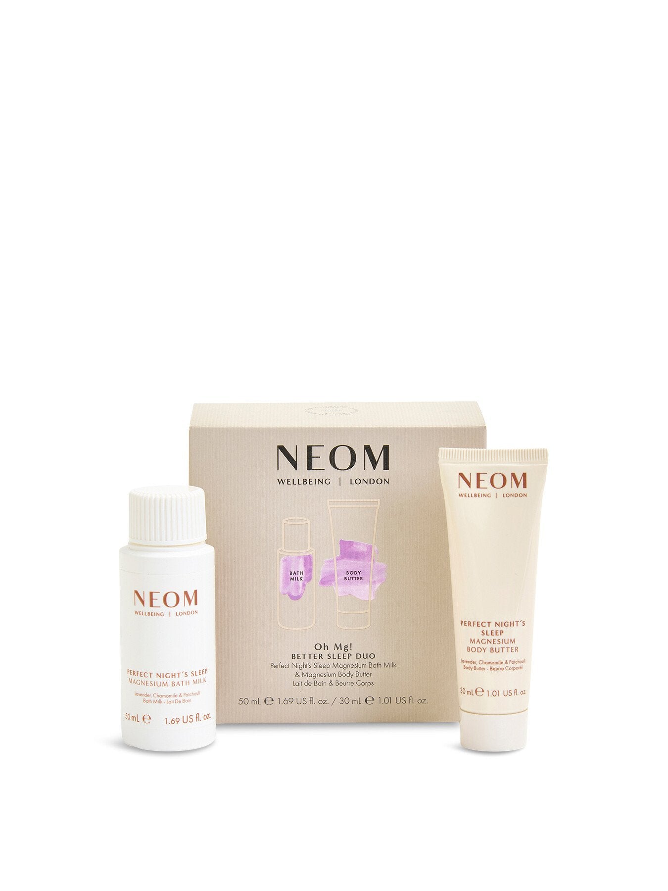 NEOM Wellbeing Oh Mg! Better Sleep Duo