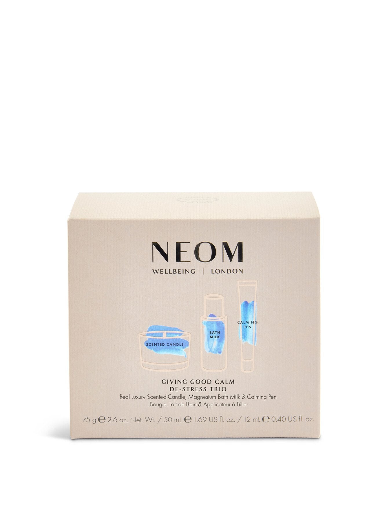 NEOM Wellbeing Giving Good Calm De Stress Trio