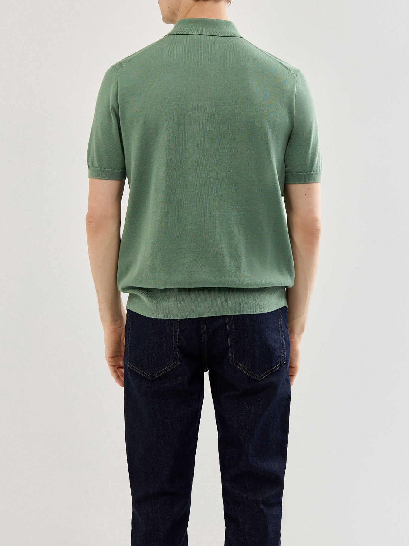 Knitted Polo Top