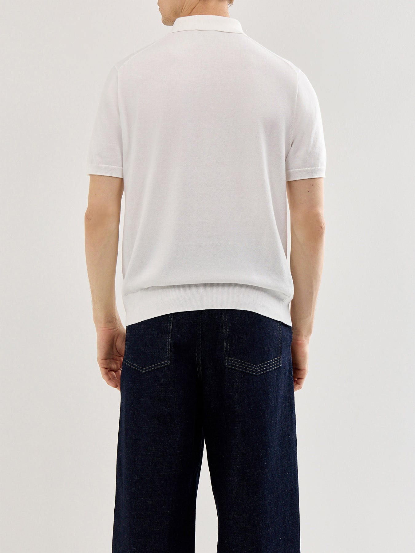 Knitted Polo Top