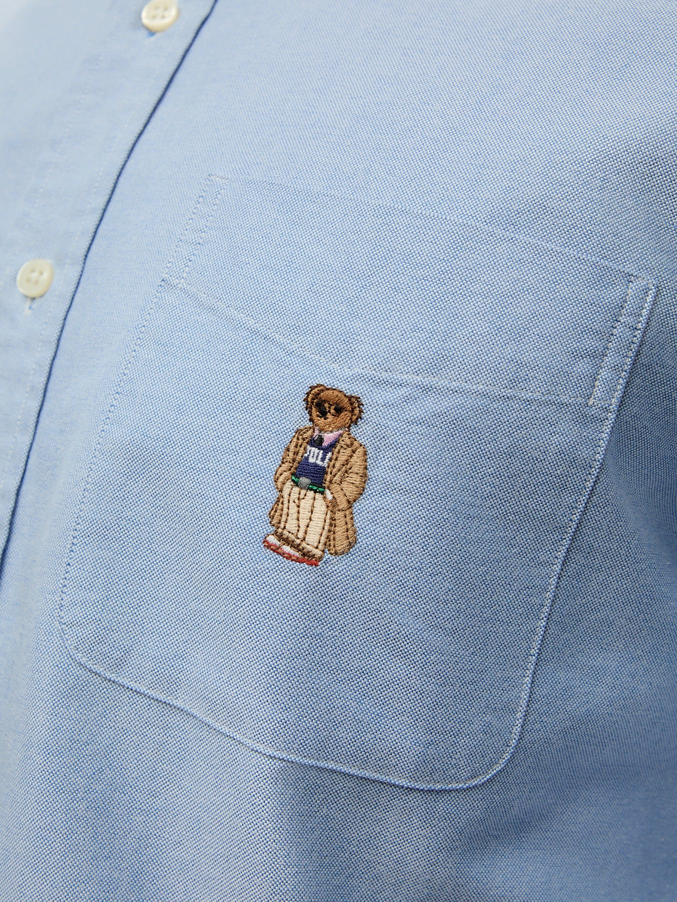 Custom Fit Bear Oxford Shirt