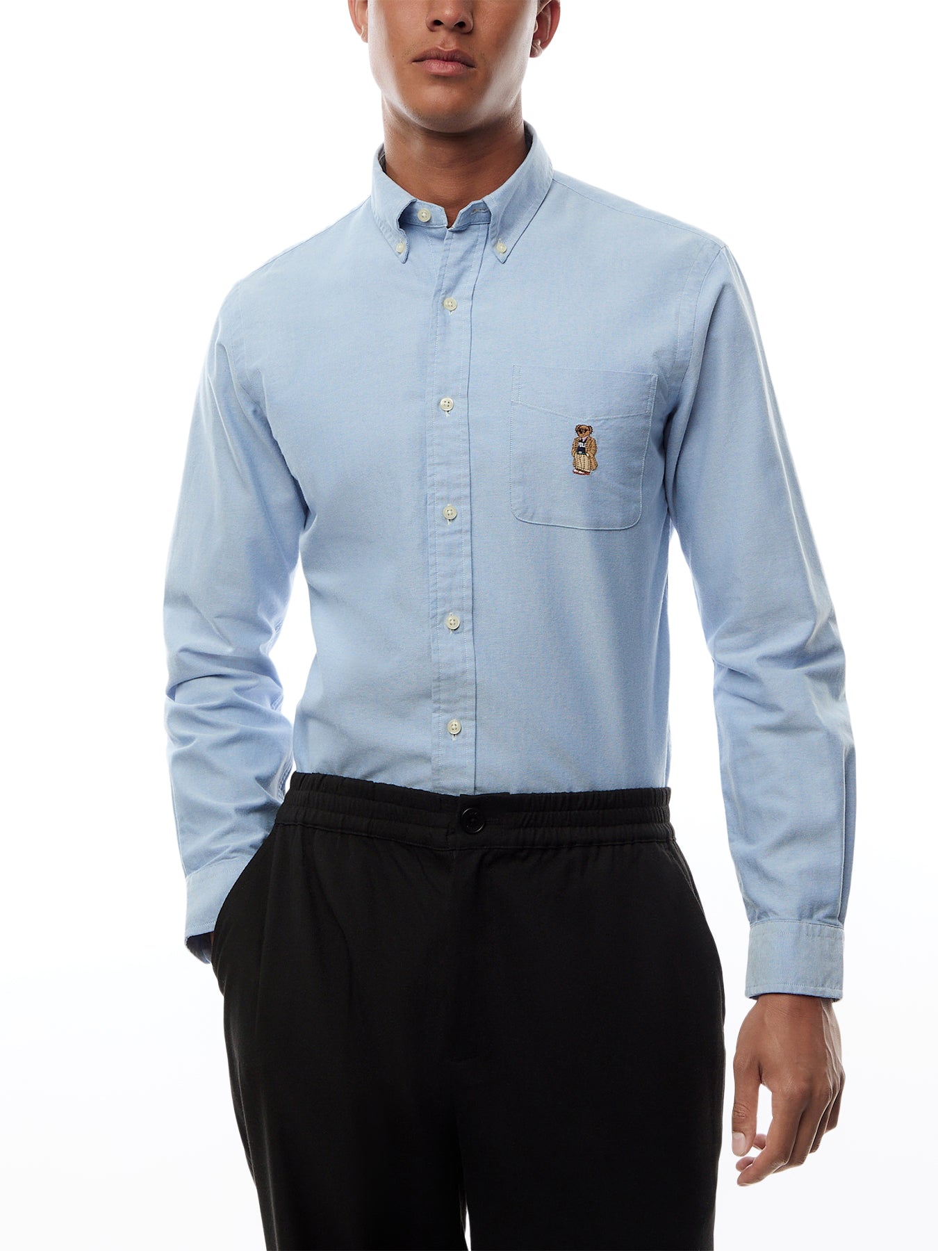 Custom Fit Bear Oxford Shirt