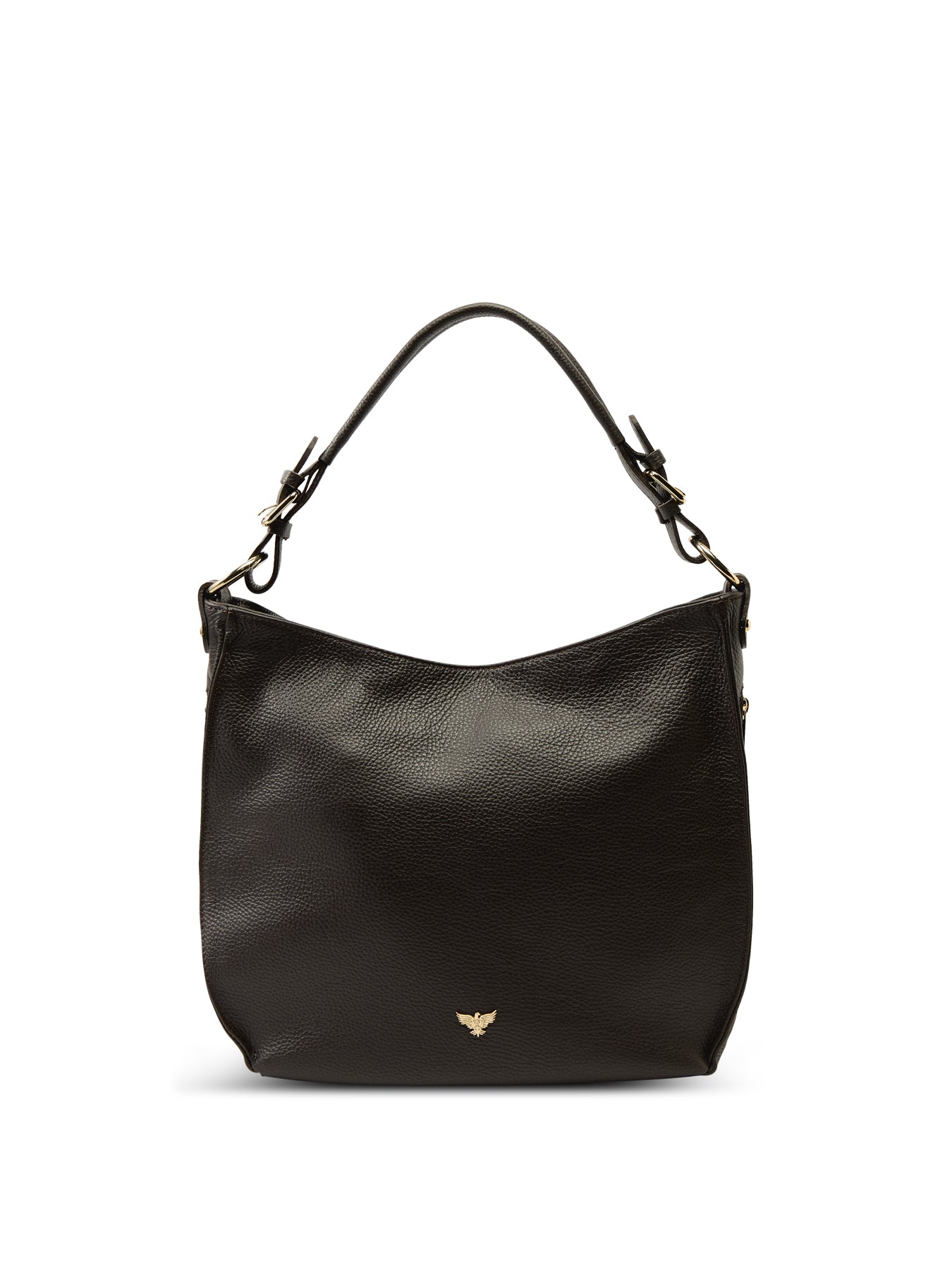 The Harriet Black Leather Bag