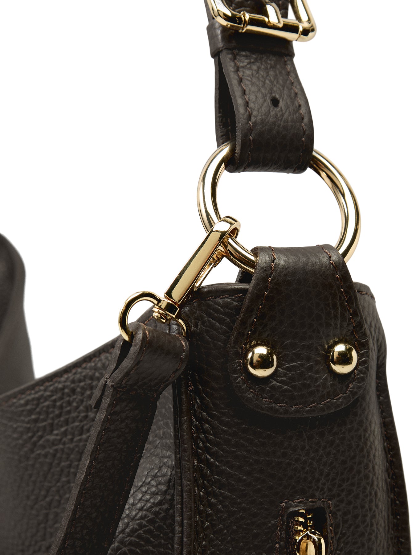 The Harriet Black Leather Bag