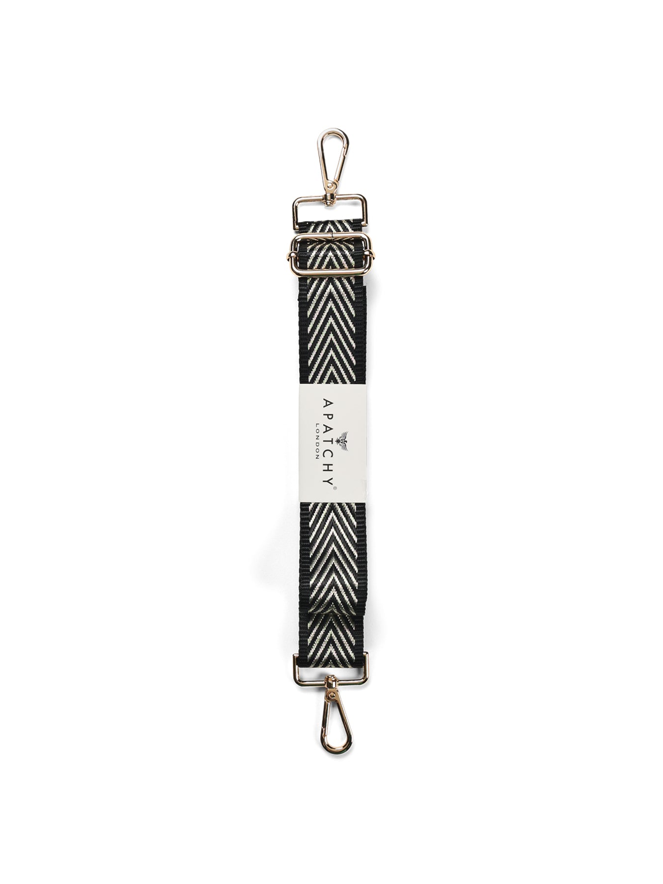 Black & Gold Chevron Strap