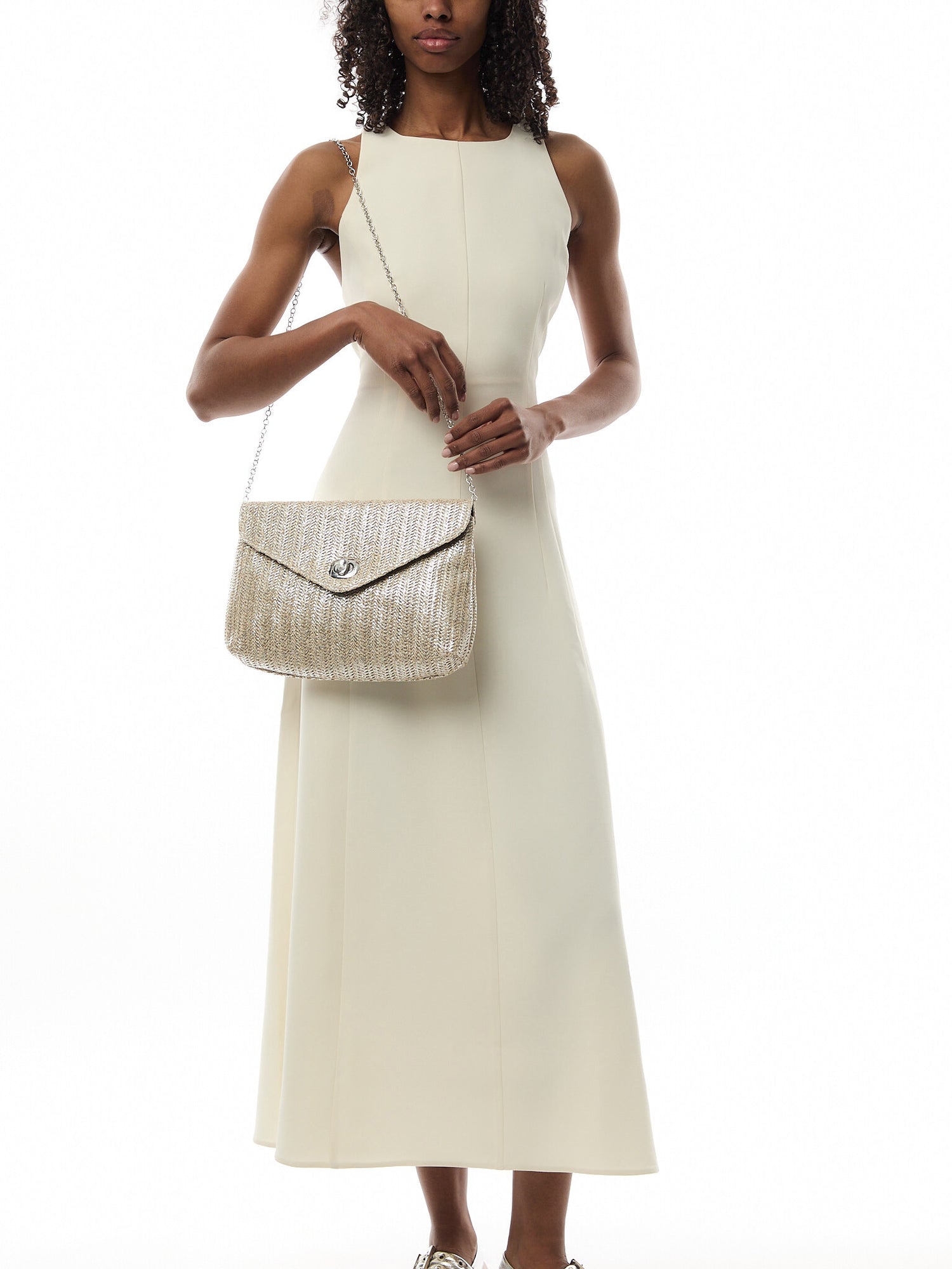 Raffia Clutch Bag