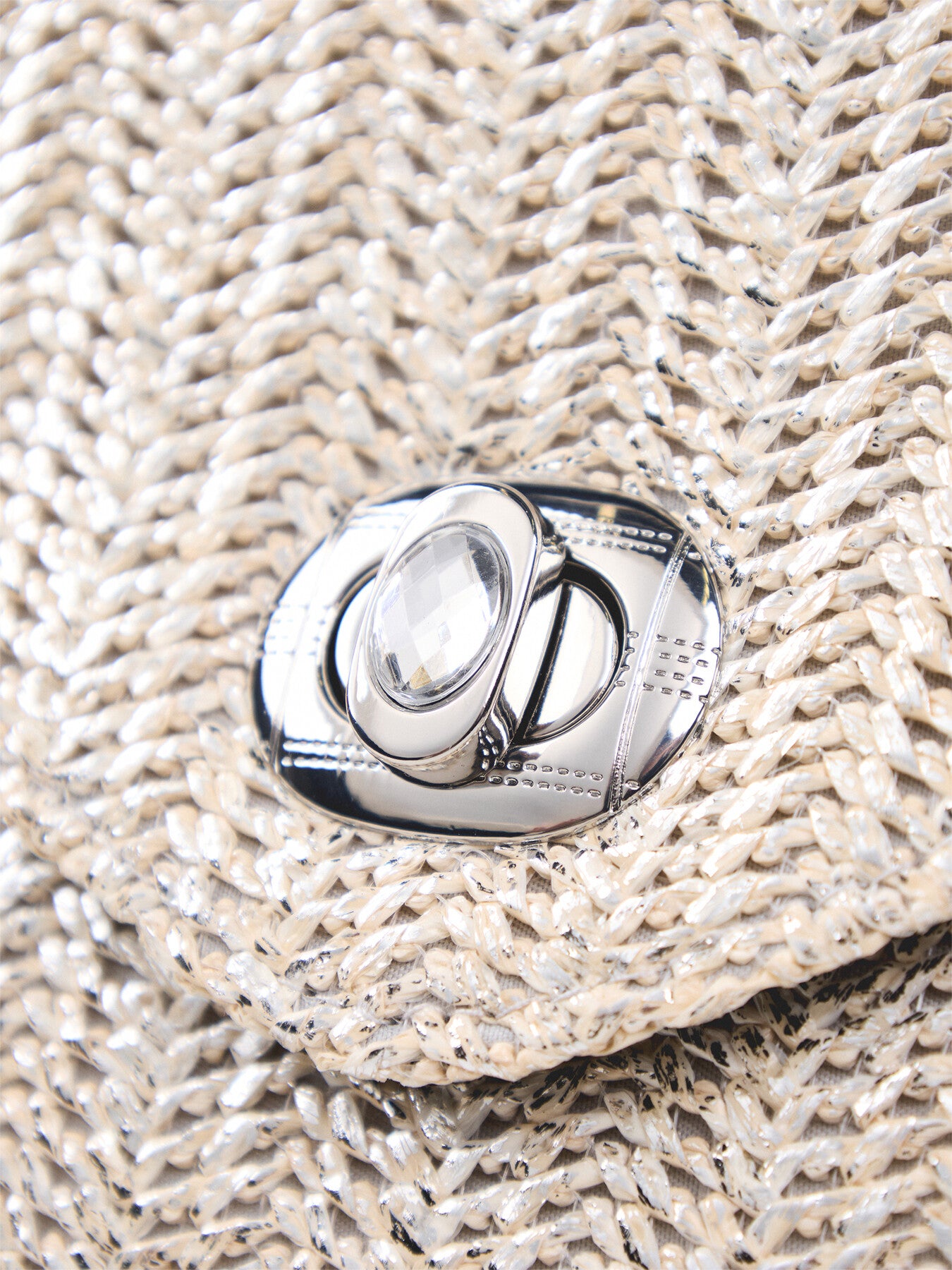 Raffia Clutch Bag