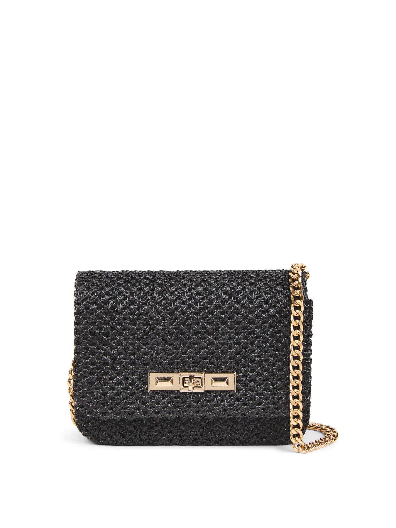 Raffia Crossbody Bag